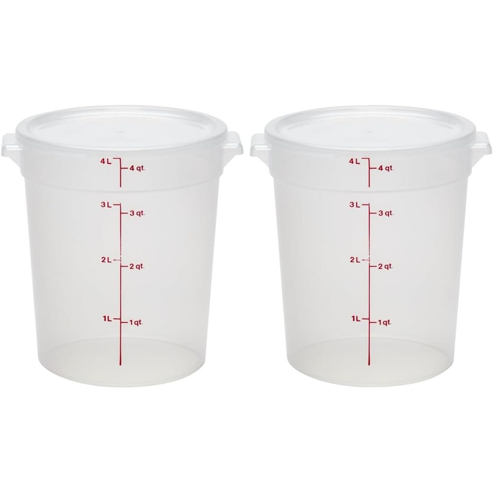 Food Storage 4 Quart - 4-Quart BPA-Free Food Storage Containers with