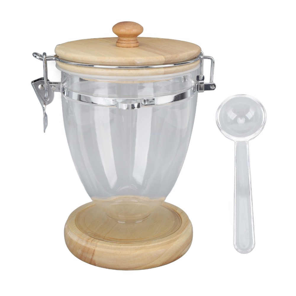 Food Storage Building - Airtight Lid Food Storage Jar Clear