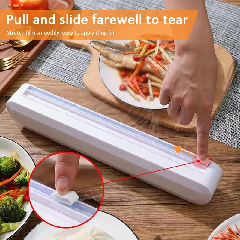 Food Storage Dispenser - Fixing Foil Cling Film Wrap Dispenser