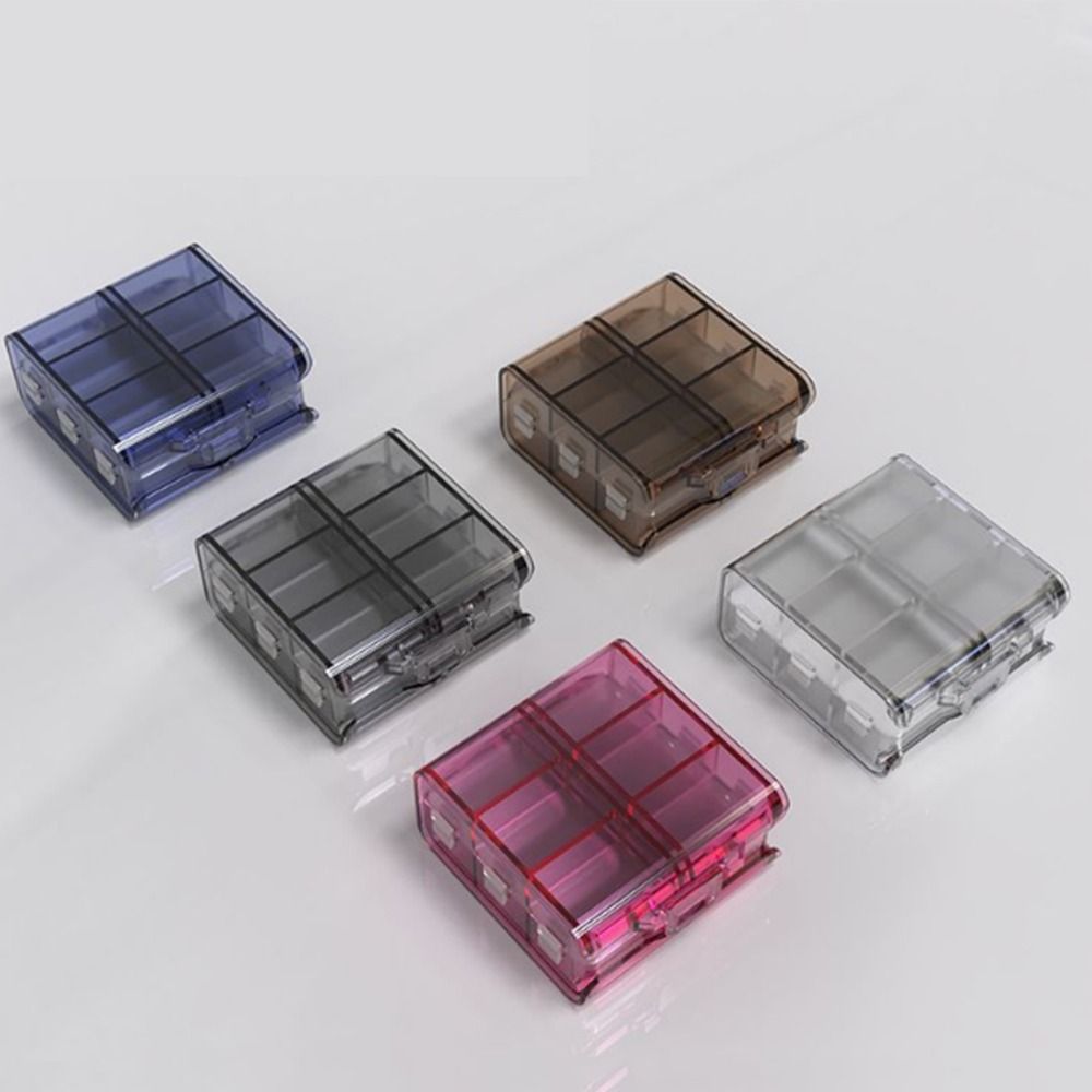 Xxl Food Storage Container - 12 Grids Pill Dispenser Box Double