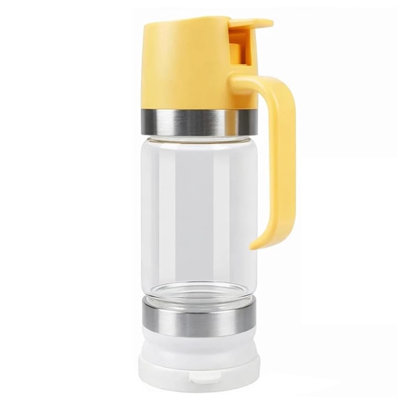 Food Storage Glass Box - No Drip Honey Dispenser 350Ml With