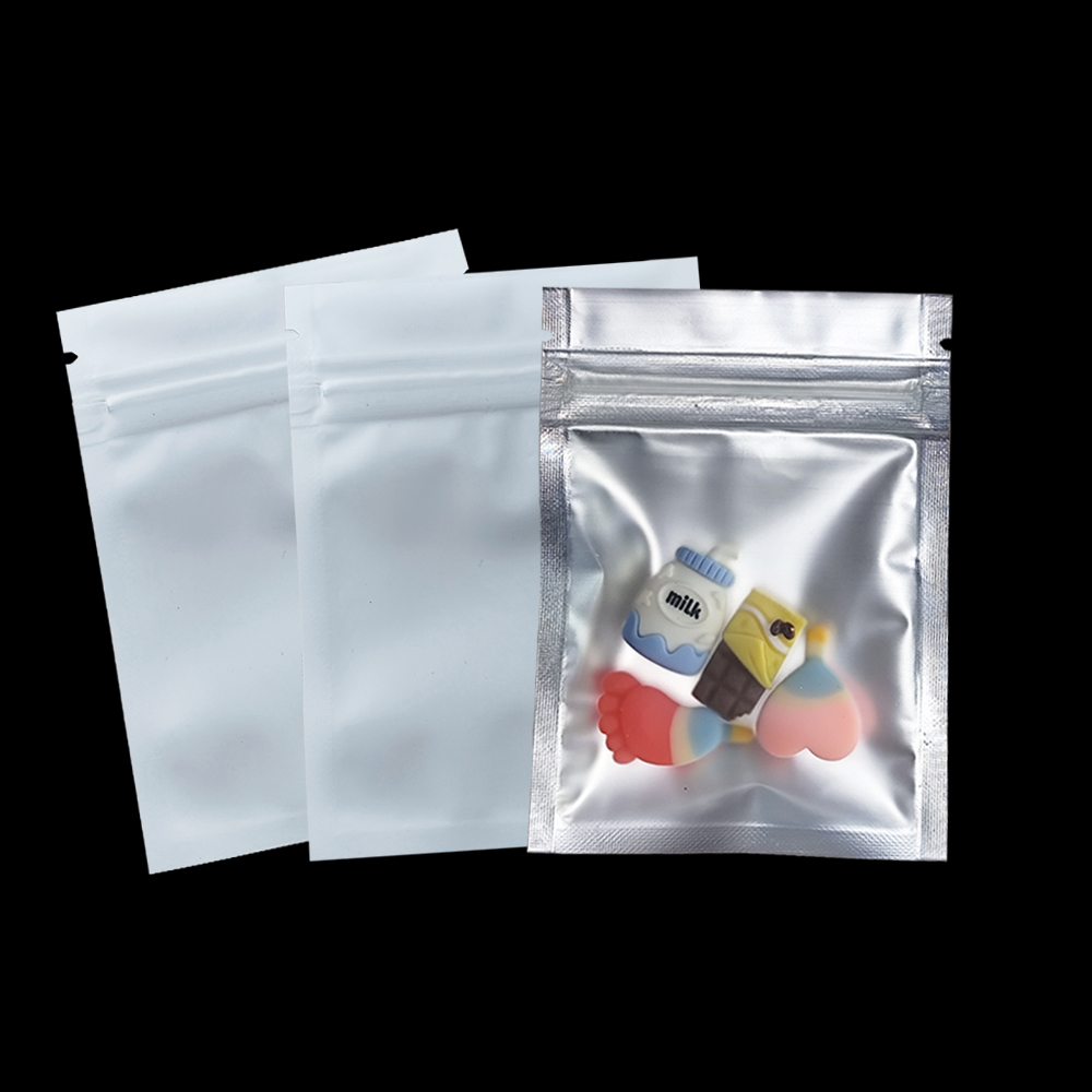 Food Storage Mylar Bags - 100pcs/lot Matte Clear Zip Lock Plastic