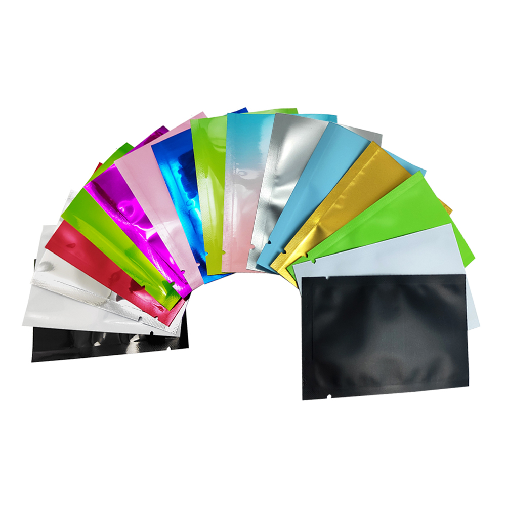 Food Storage Mylar Bags - 200Pcs Retail Open Top Mylar Vacuum