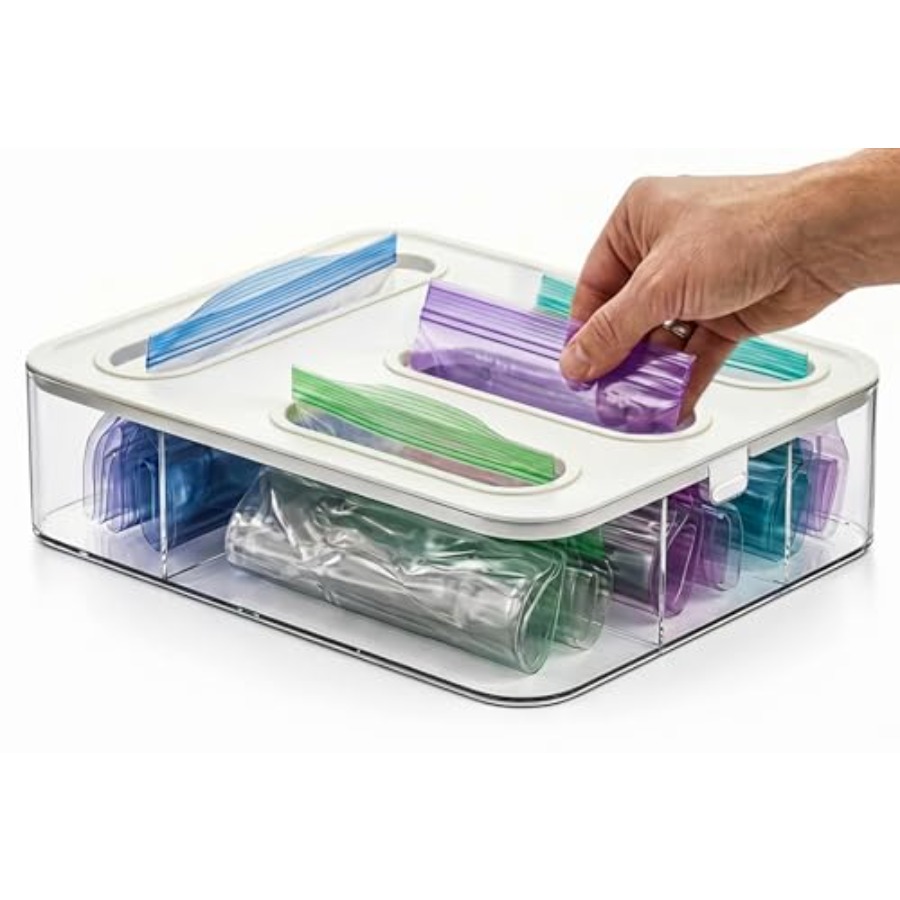 Food Storage 4 Quart - Food Storage Bag Organizer - 4