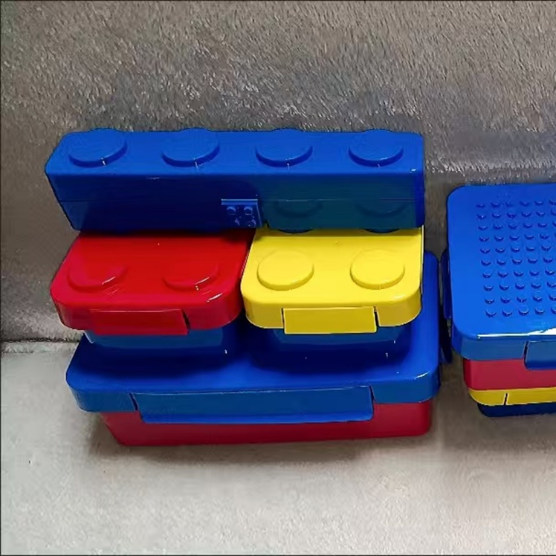 Food Storage Building - Creative Funny Building Block Splicing Bento