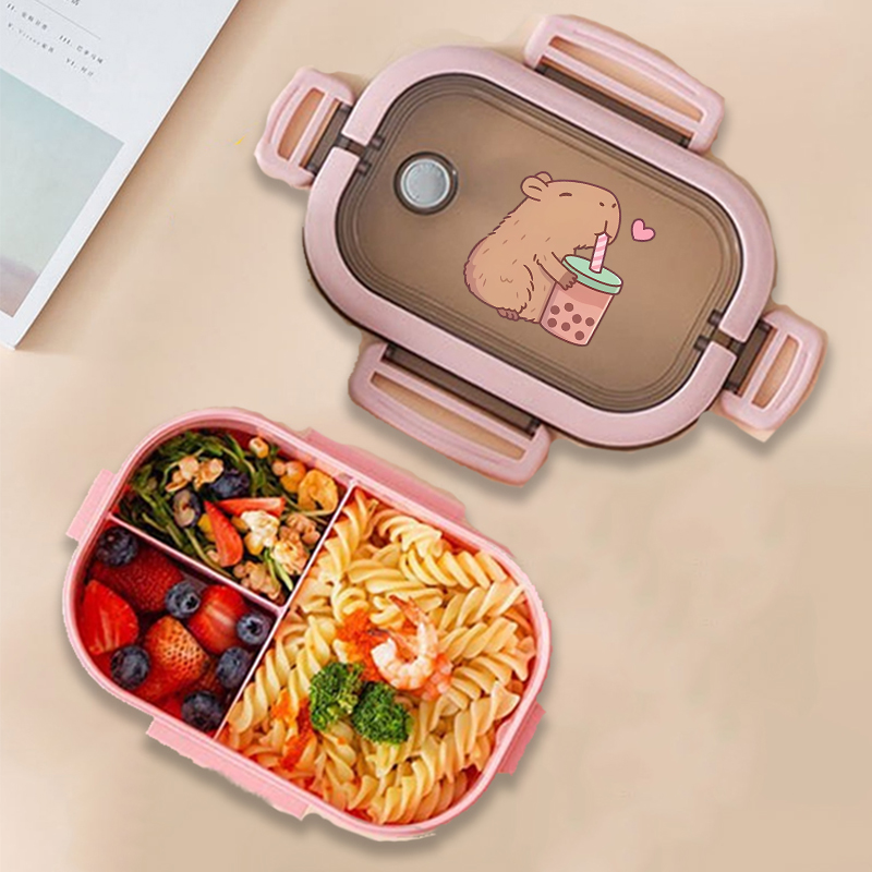 Food Storage Meals - Capybara Bento Lunch Box Anime Animals