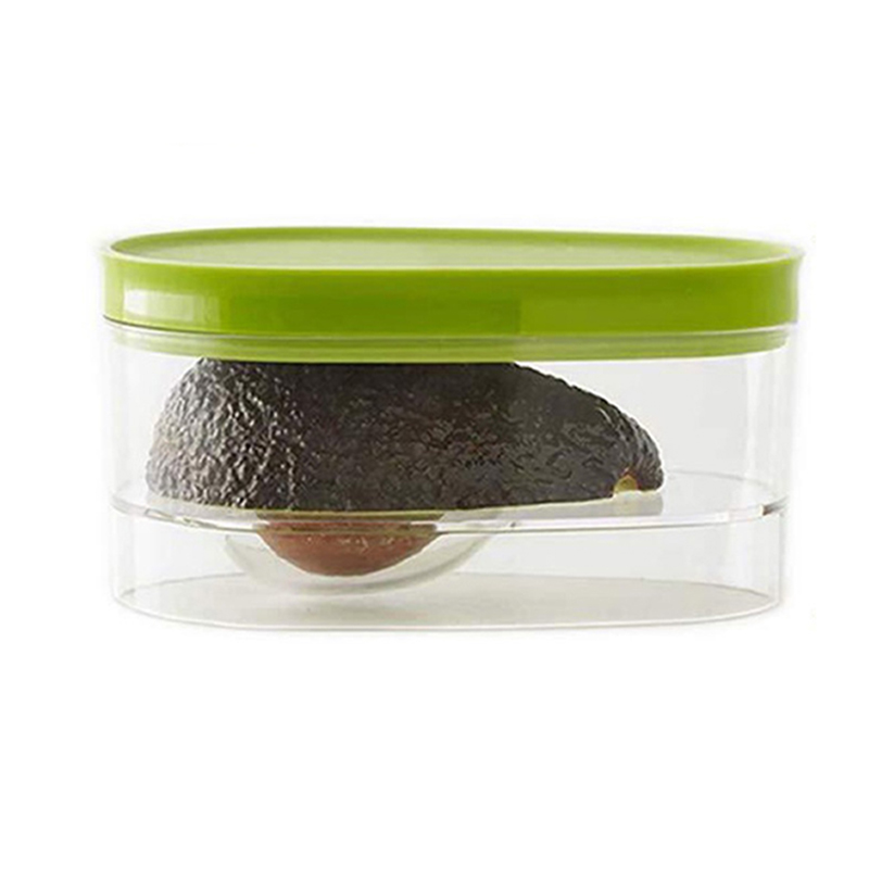 Food Storage Bag Organizer - Avocado Food Storage Box Space Saver