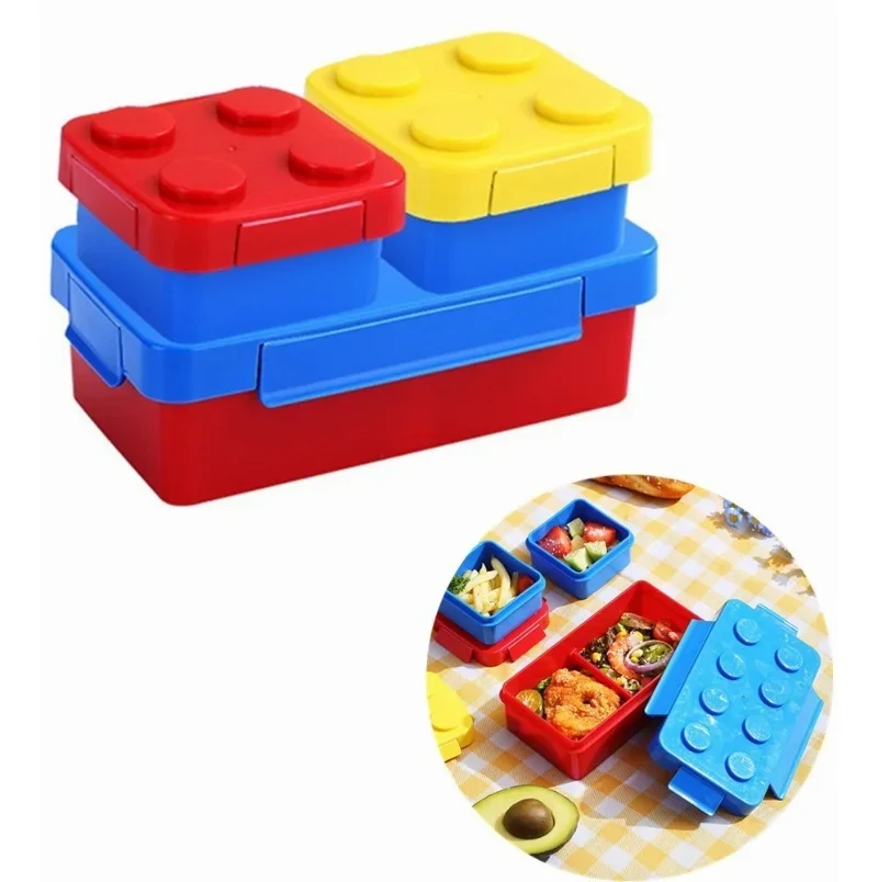 Food Storage Building - Building Blocks Lunch Box DIY Kids