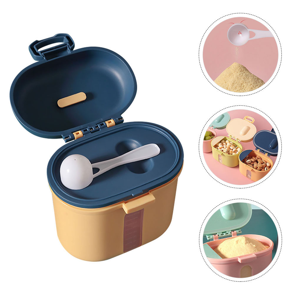 Food Storage Dispenser - 1Set Portable Milk Powder Box Baby
