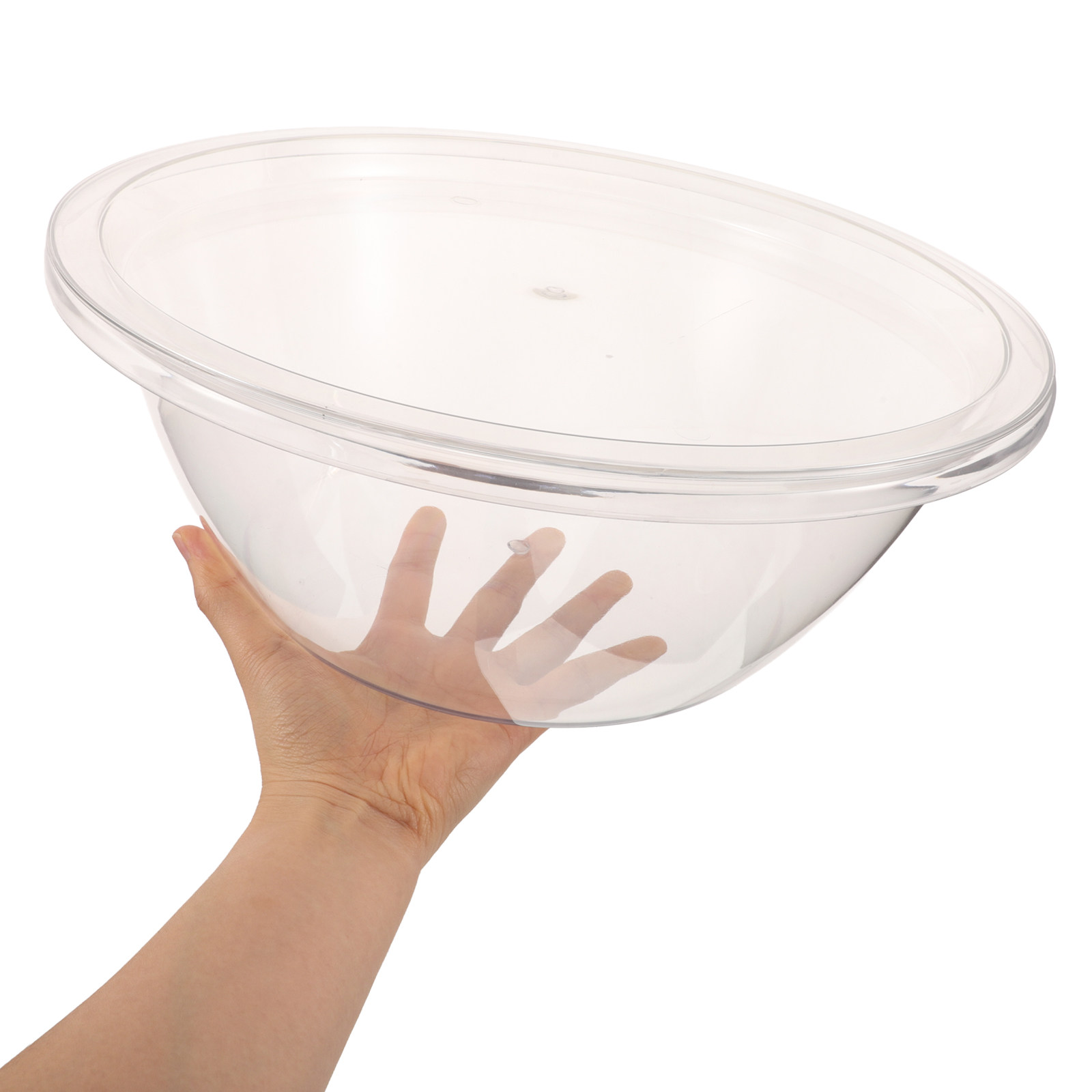 Food Storage Meals - 2Sets Plastic Baking Mixing Bowls Clear