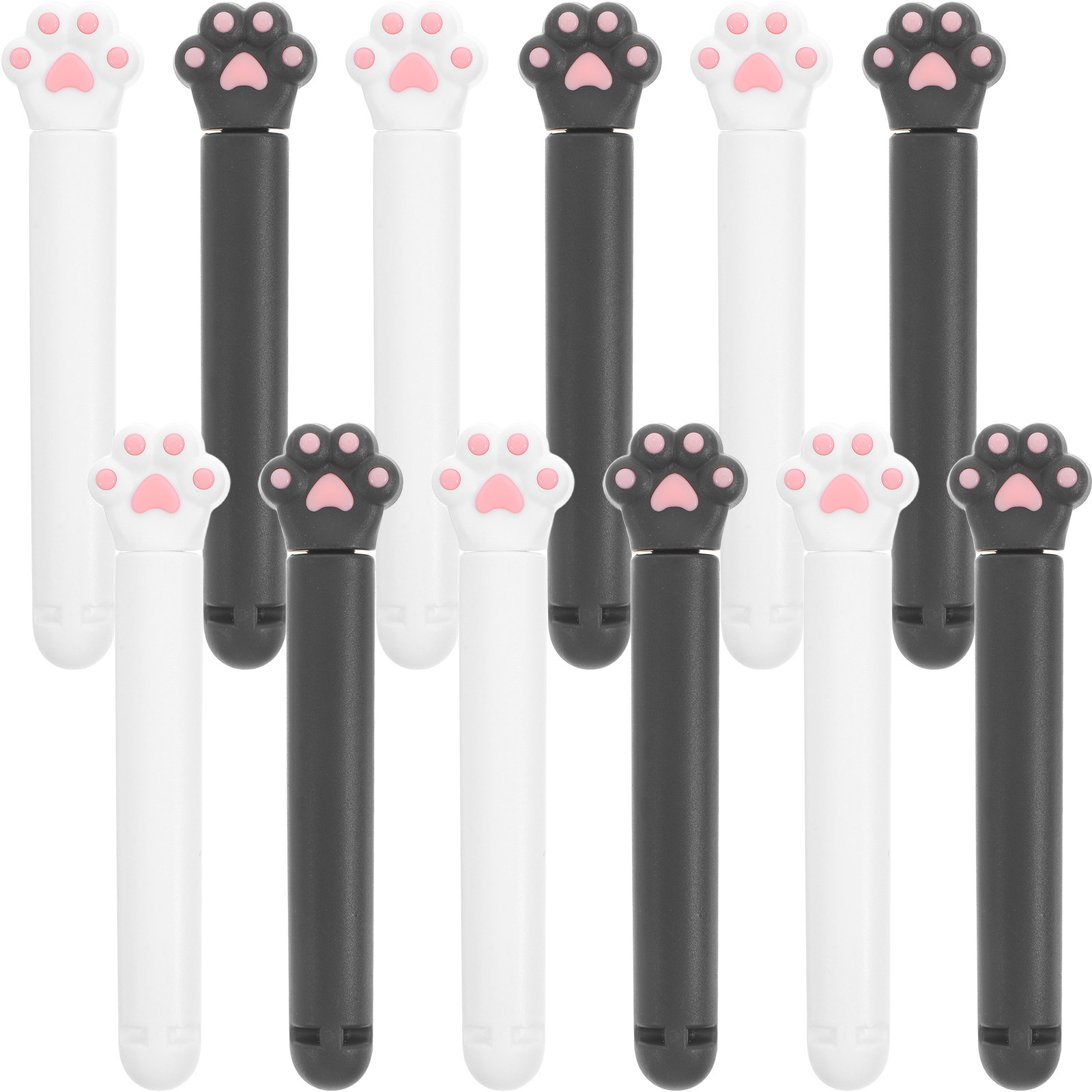 Food Storage In Pantry - 12Pcs Cartoon Cat Paw Food Clips