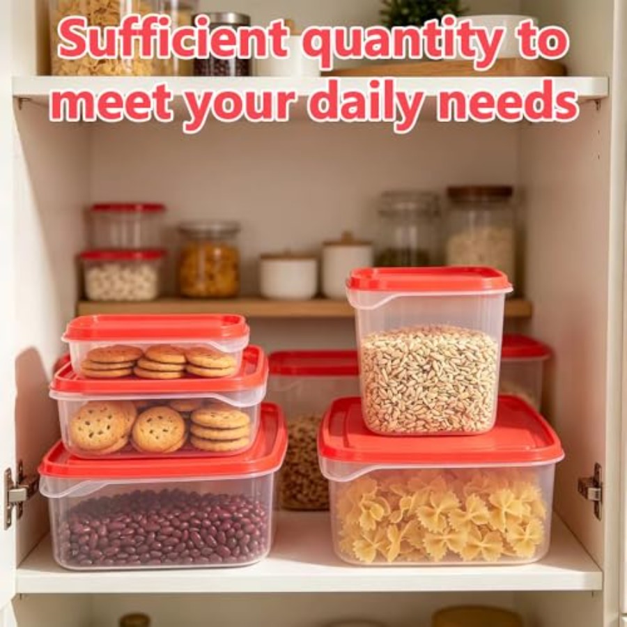 17Pcs Plastic Food Storage Set - огляд і ціна Food Storage Meals