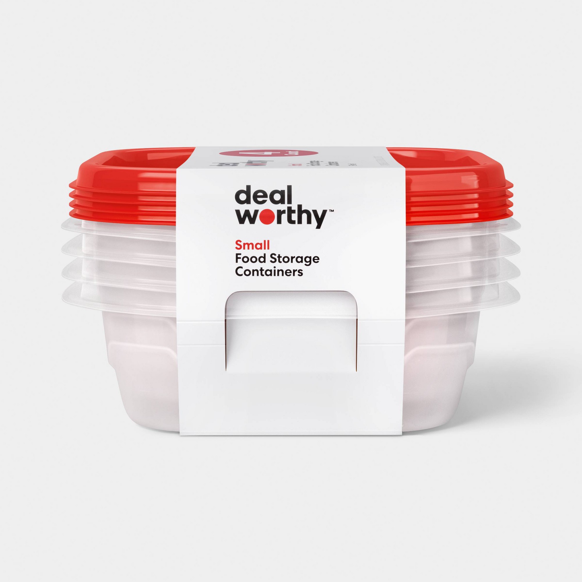 4ct Small Square Food Storage  - огляд і ціна Food Storage In Pantry