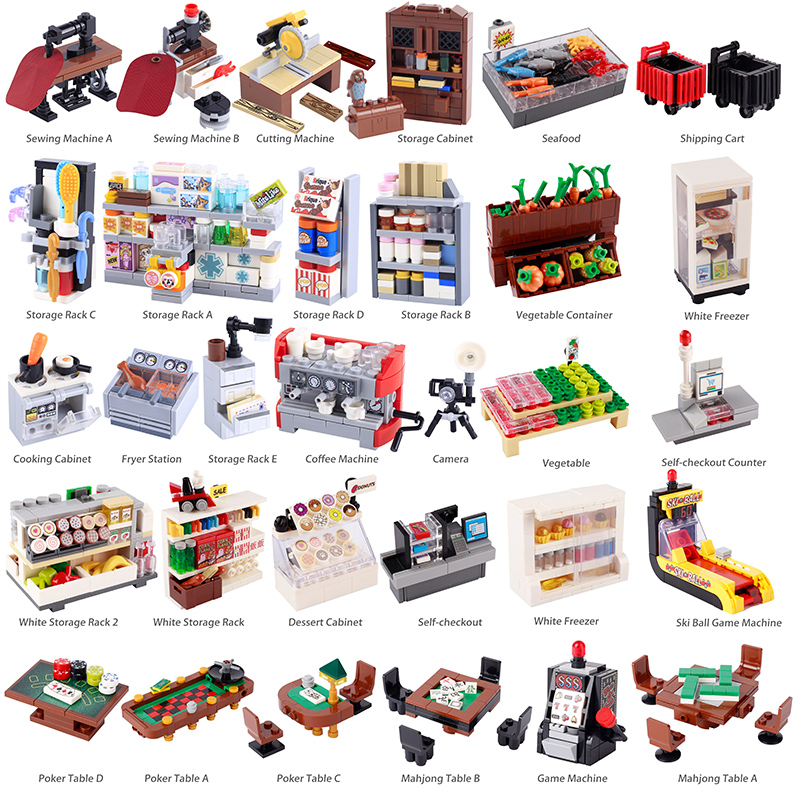 MOC City Supermarket Building  - огляд і ціна Food Storage Building