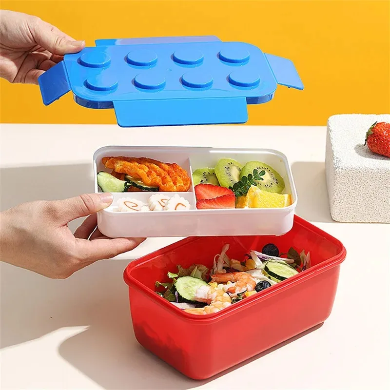 Lunch Box DIY Building Block P - огляд і ціна Food Storage Building