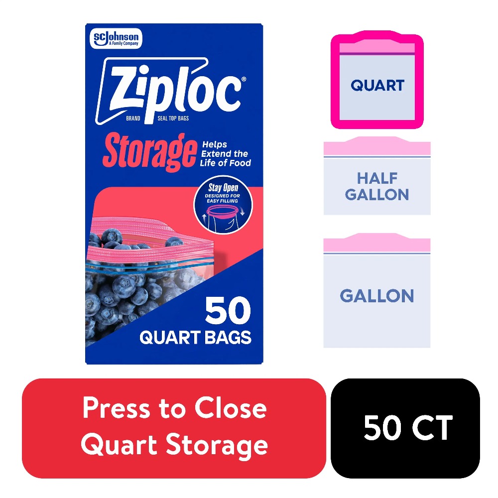 Ziploc Brand Food Storage Bags - огляд і ціна Food Storage Ziploc