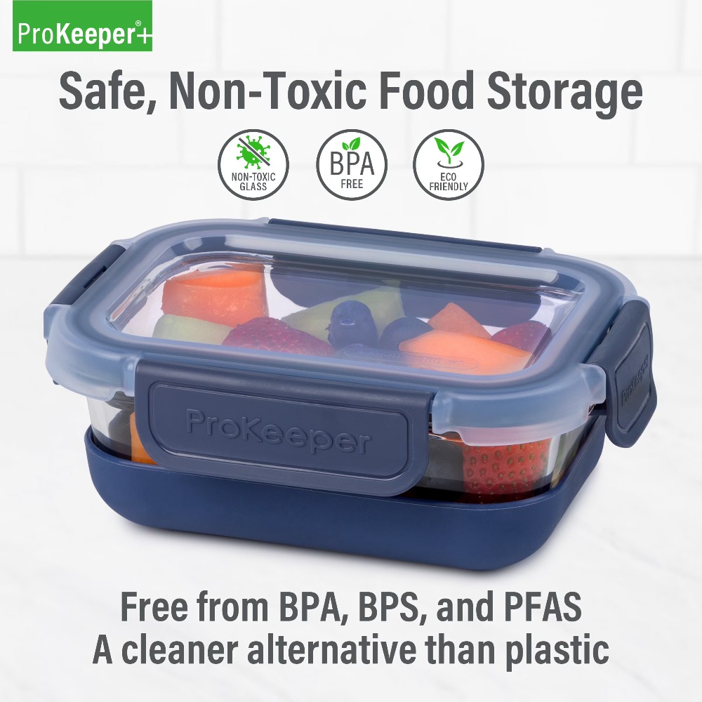 2 Pack 1.6 Cup Glass Food Stor - огляд і ціна Food Storage In Pantry