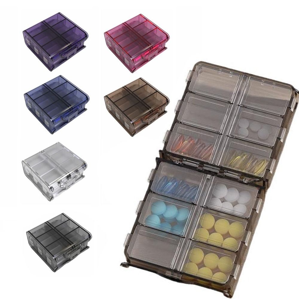 12 Grids Pill Dispenser Box Do - огляд і ціна Xxl Food Storage Container