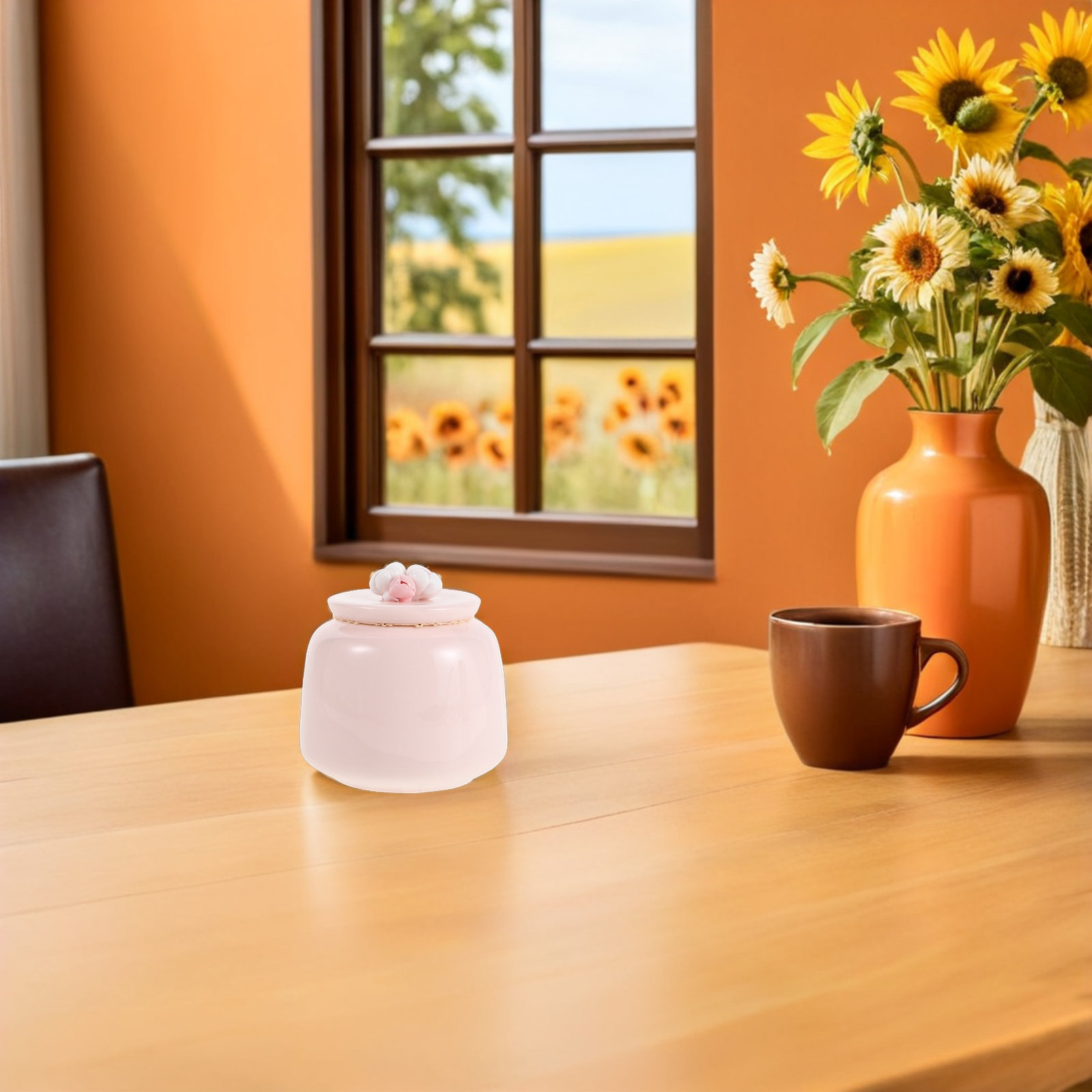 Ceramic Tea Jar Pink Porcelain - огляд і ціна Food Storage Jars Airtight
