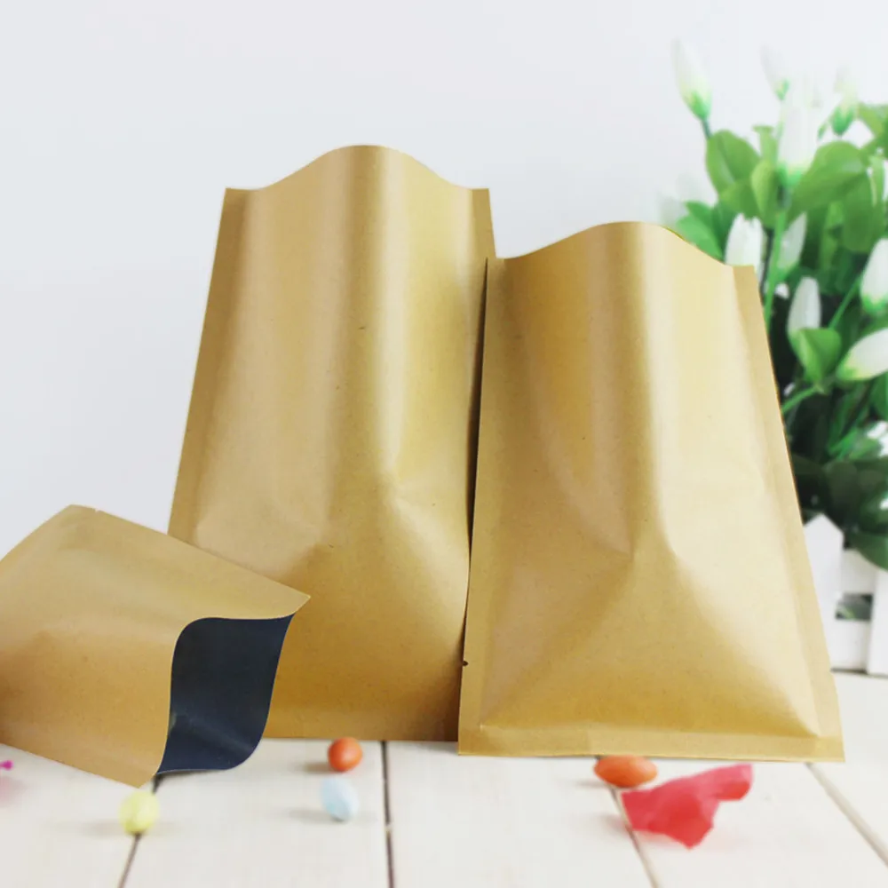 8*12cm Open Top Brown Kraft Pa - огляд і ціна Food Storage Mylar Bags