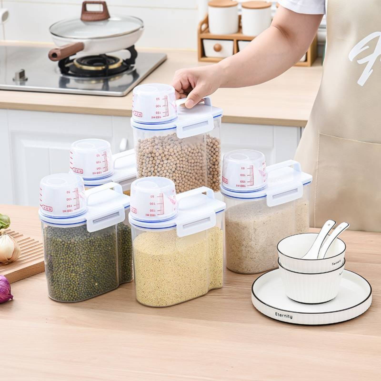 Rice Storage Container Safe Ri - огляд і ціна Food Storage In Pantry