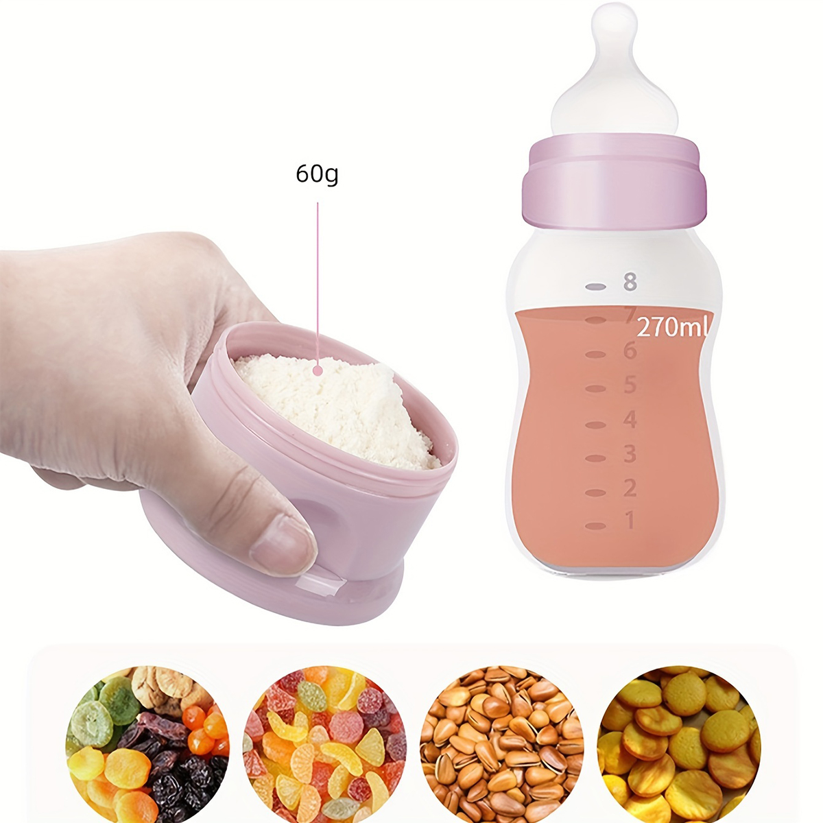 Large Capacity Baby Milk Powde - огляд і ціна Xxl Food Storage Container