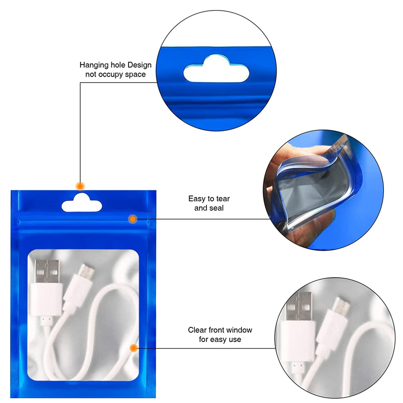 1000Pcs Blue Mylar Bags Reseal - огляд і ціна Food Storage Mylar Bags