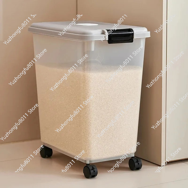 Household Sealed Rice Bucket F - огляд і ціна Food Storage In Pantry
