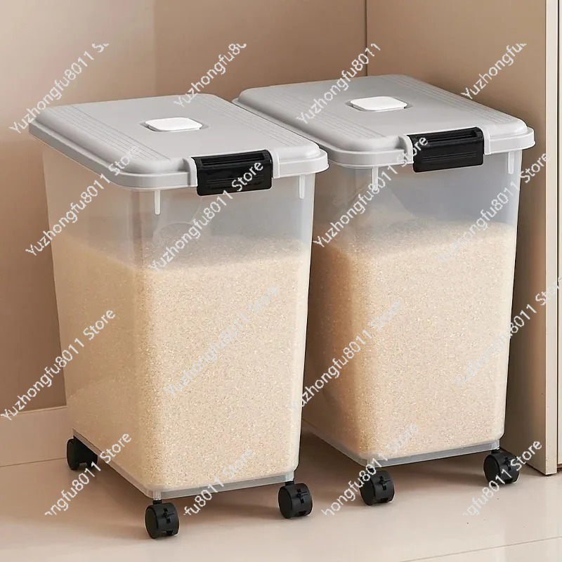 Household Sealed Rice Bucket F - огляд і ціна Food Storage In Pantry