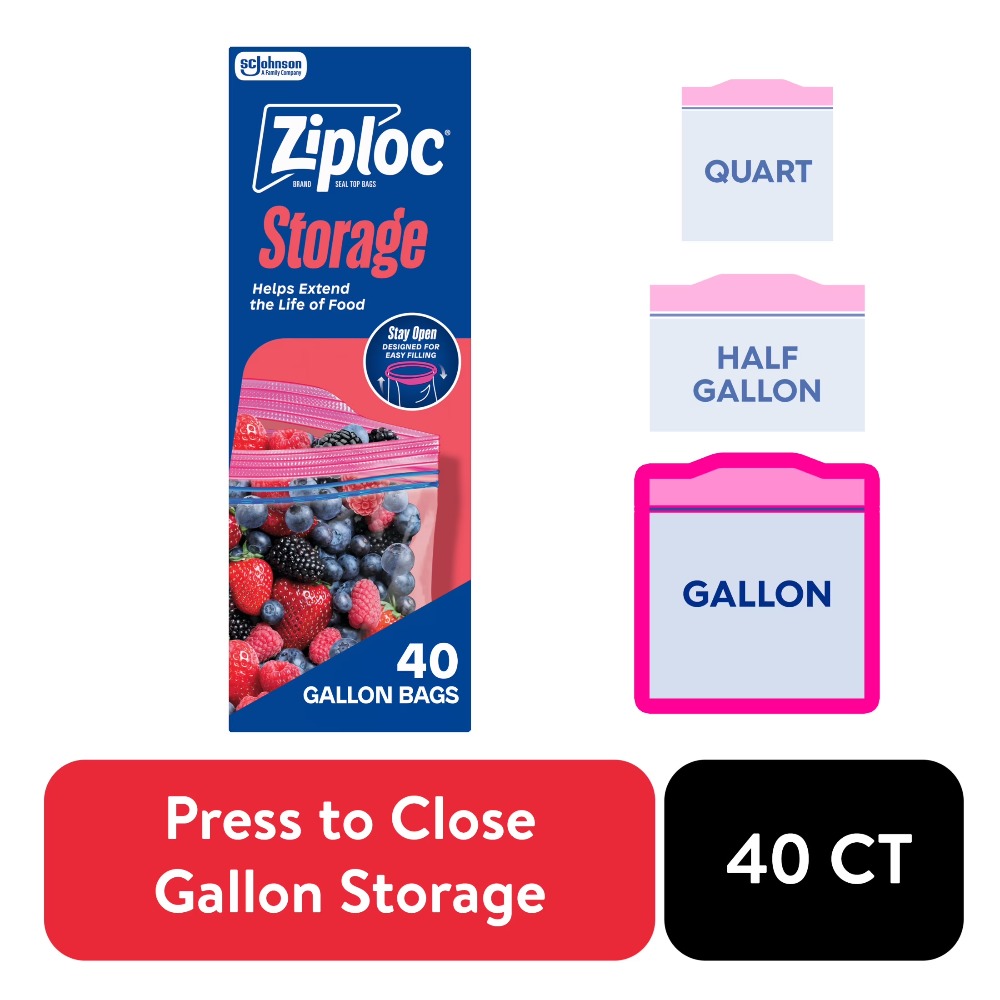 Ziploc Brand Food Storage Bags - огляд і ціна Food Storage Ziploc