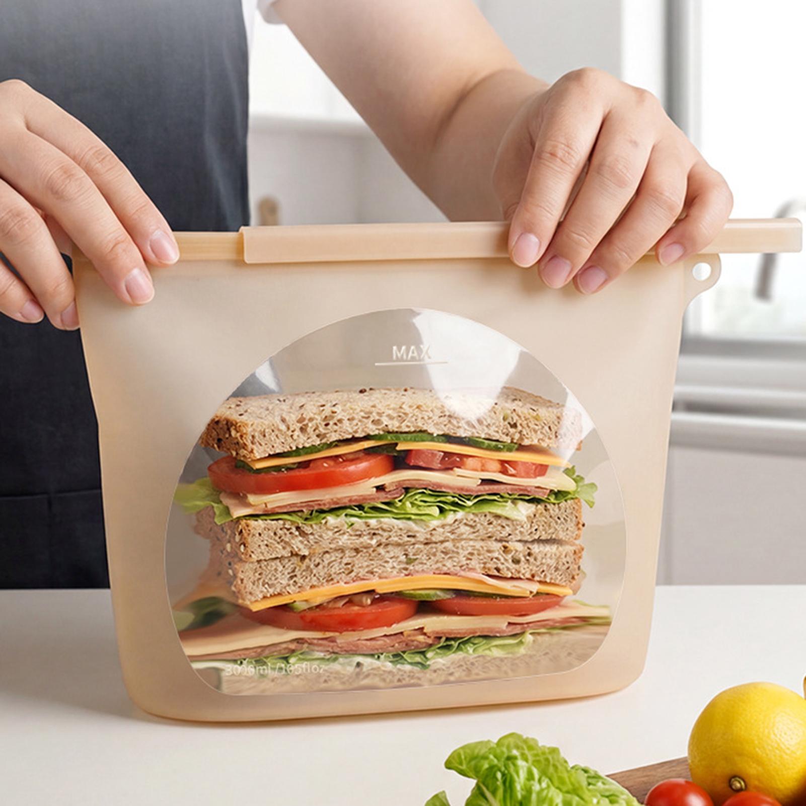 Silicone Food Storage Bags 100 - огляд і ціна Food Storage Ziploc