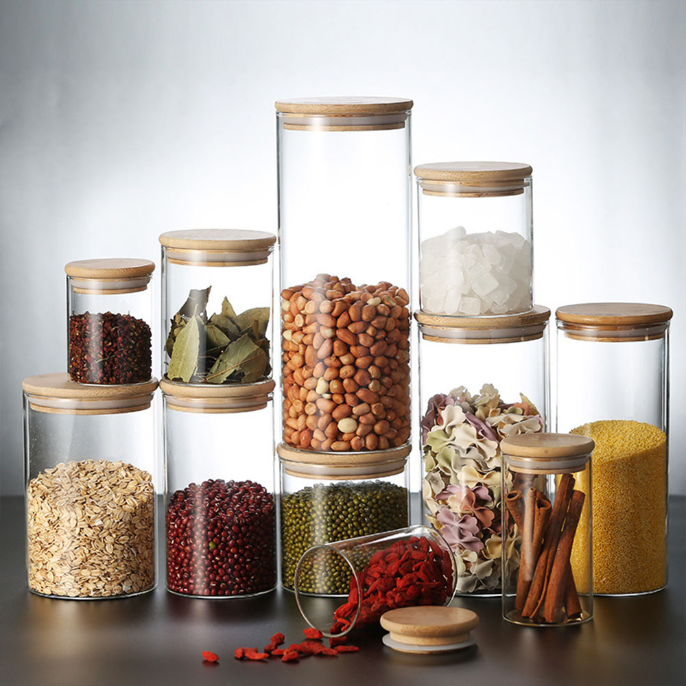 4/8pcs 250ml 500ml 1000ml Glas - огляд і ціна Food Storage Glass Box