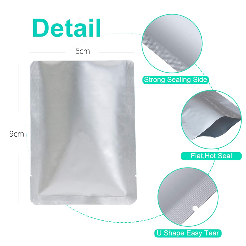 5-50pcs Silver Vacuum Sealer A - огляд і ціна Food Storage Mylar Bags