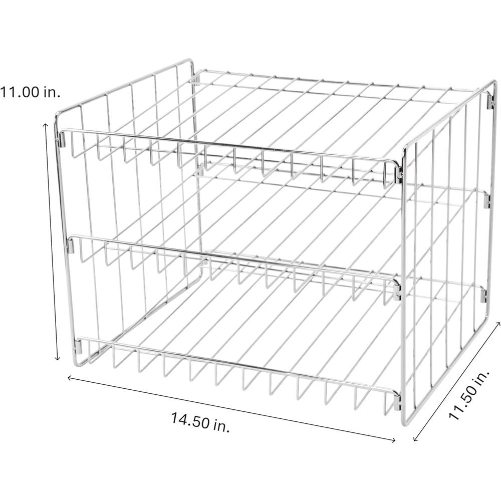 3 Tier Can Organizer | Chrome  - огляд і ціна Food Storage In Pantry
