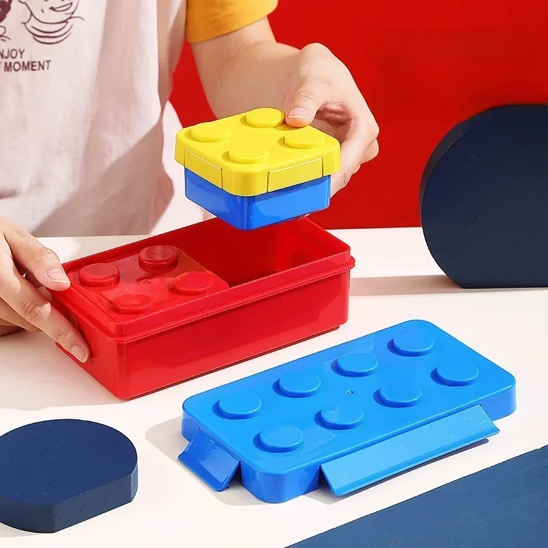 Kids DIY Building Blocks Lunch - огляд і ціна Food Storage Building