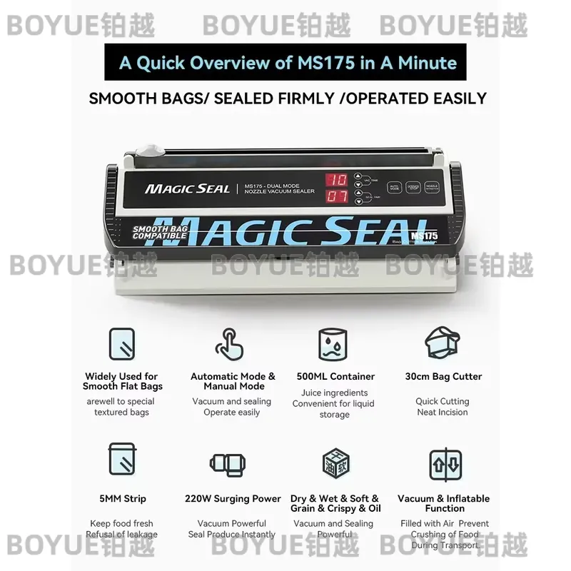 Automatic Vacuum Sealer for Fo - огляд і ціна Food Storage Mylar Bags