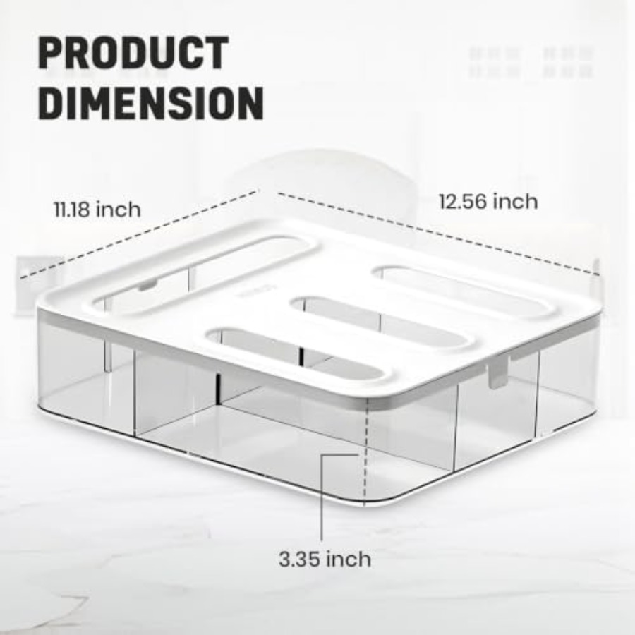 Food Storage Bag Organizer - 4 - огляд і ціна Food Storage 4 Quart