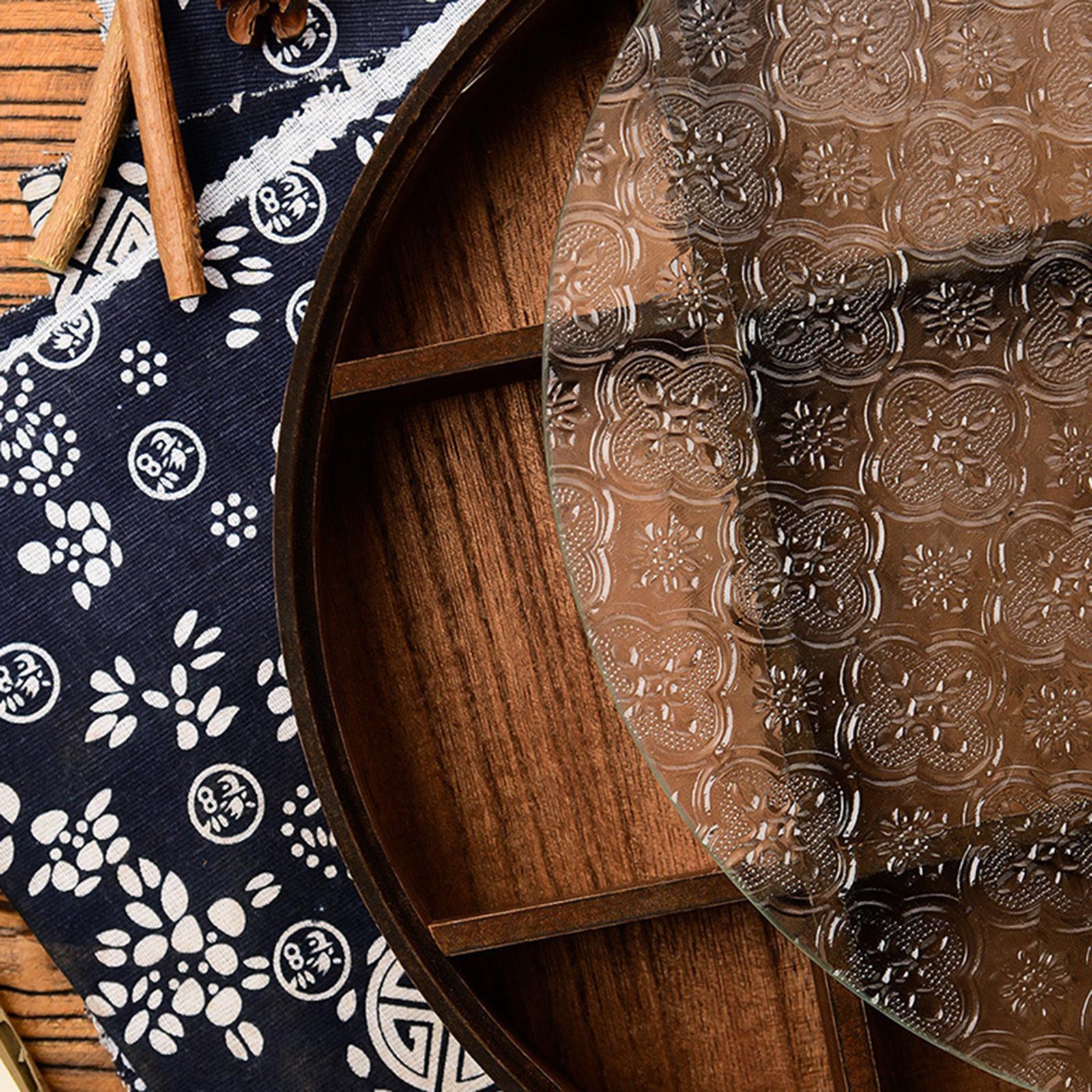 Wooden Glass Serving Bowl with - огляд і ціна Food Storage Glass Box