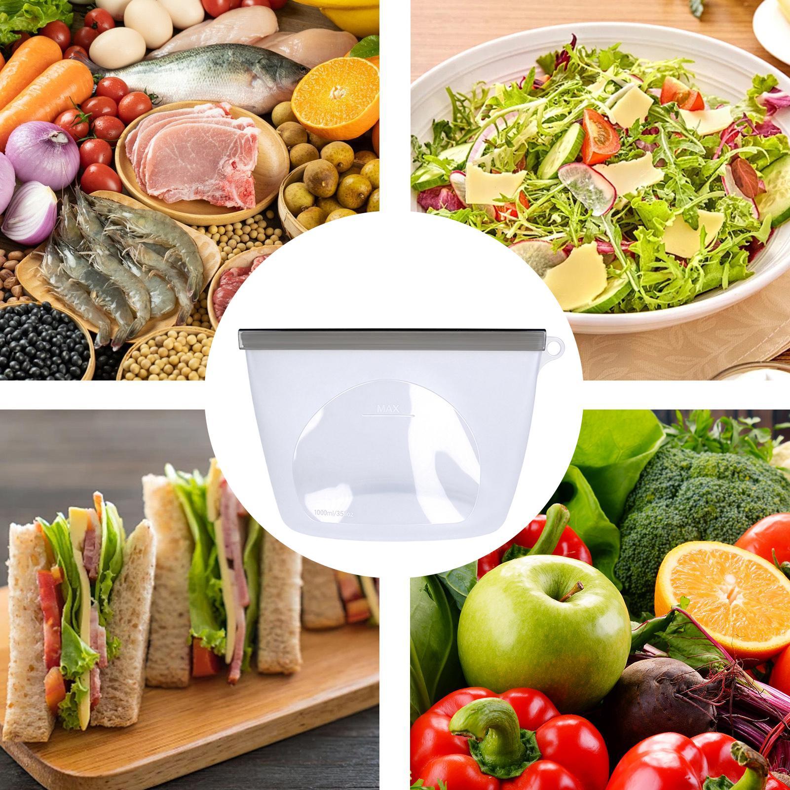 Reusable Food Storage Bags Lea - огляд і ціна Food Storage Ziploc