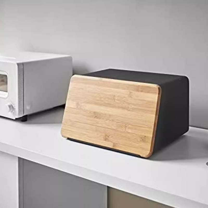 Bamboo Bread Box for Kitchen S - огляд і ціна Food Storage In Pantry