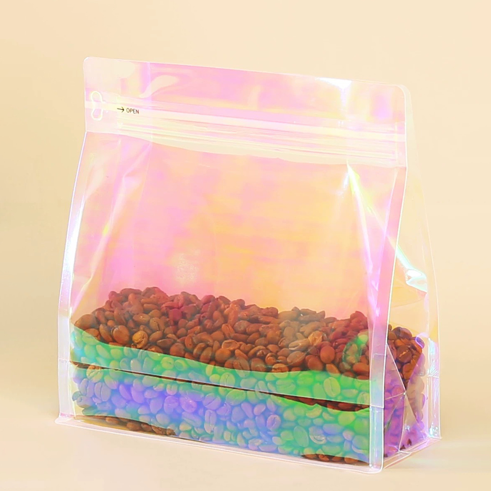 100pcs Pink Rainbow Laser Holo - огляд і ціна Food Storage Mylar Bags
