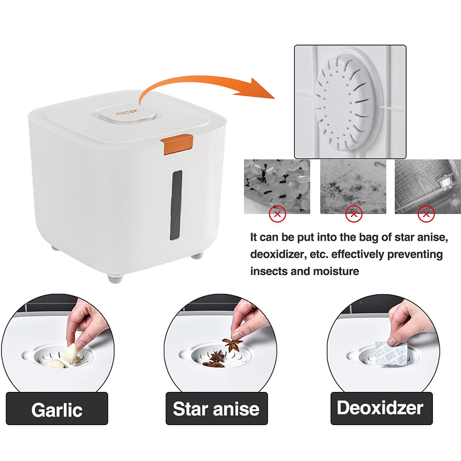 Airtight Moisture-Proof Rice S - огляд і ціна Food Storage Dispenser