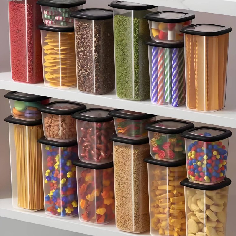 6 Pieces Airtight Food Storage - огляд і ціна Food Storage In Pantry