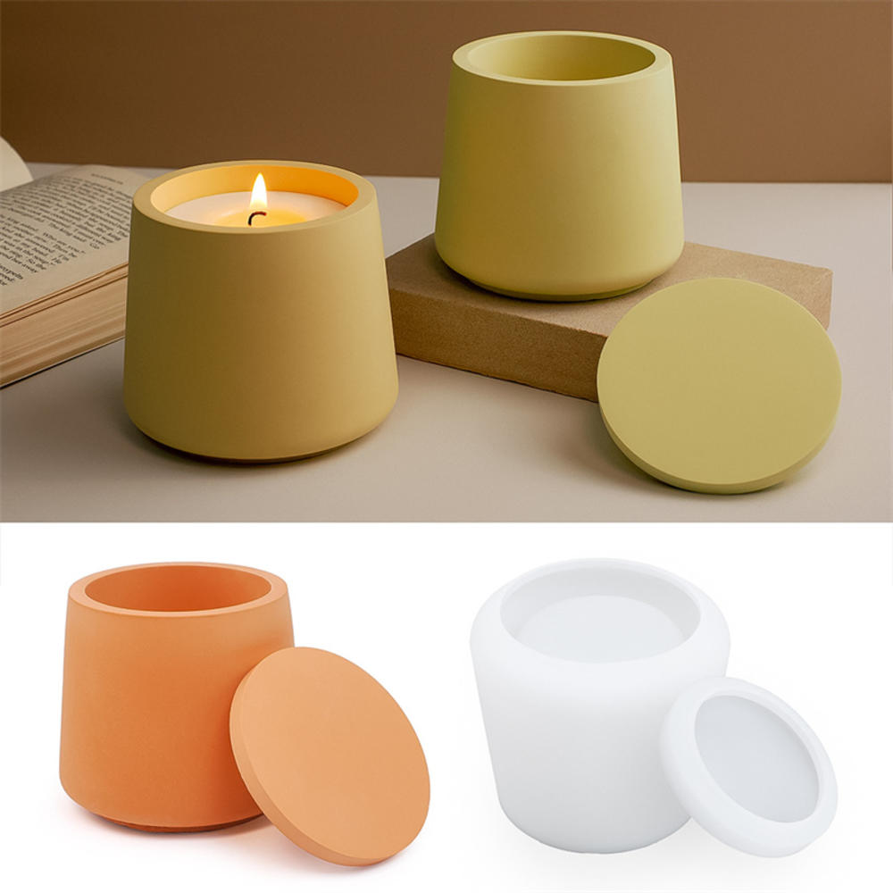 Candle Jar Silicone Mold With  - огляд і ціна Food Storage Jars With Lids