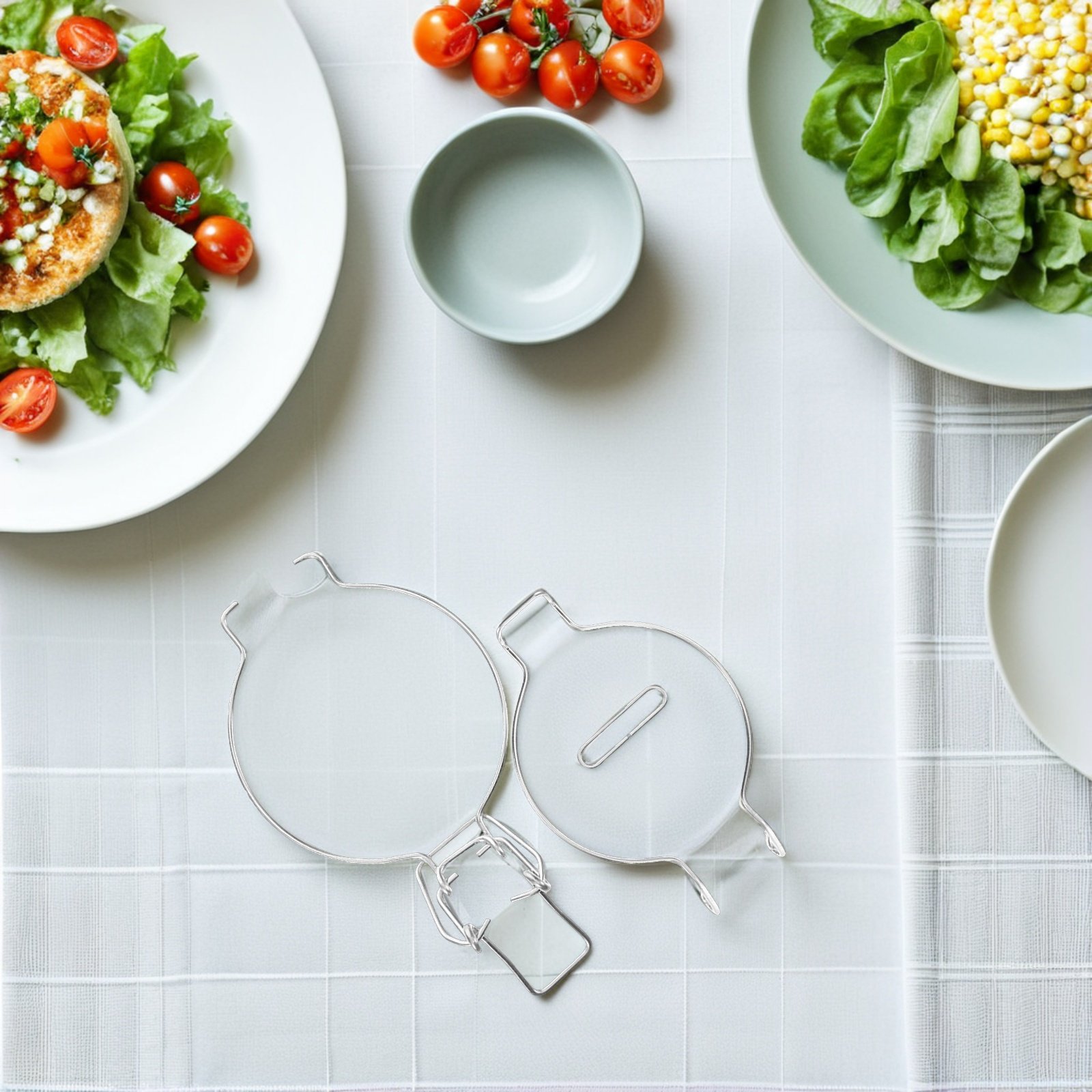 4Pcs Stainless Steel Wire Lock - огляд і ціна Food Storage Jars Airtight