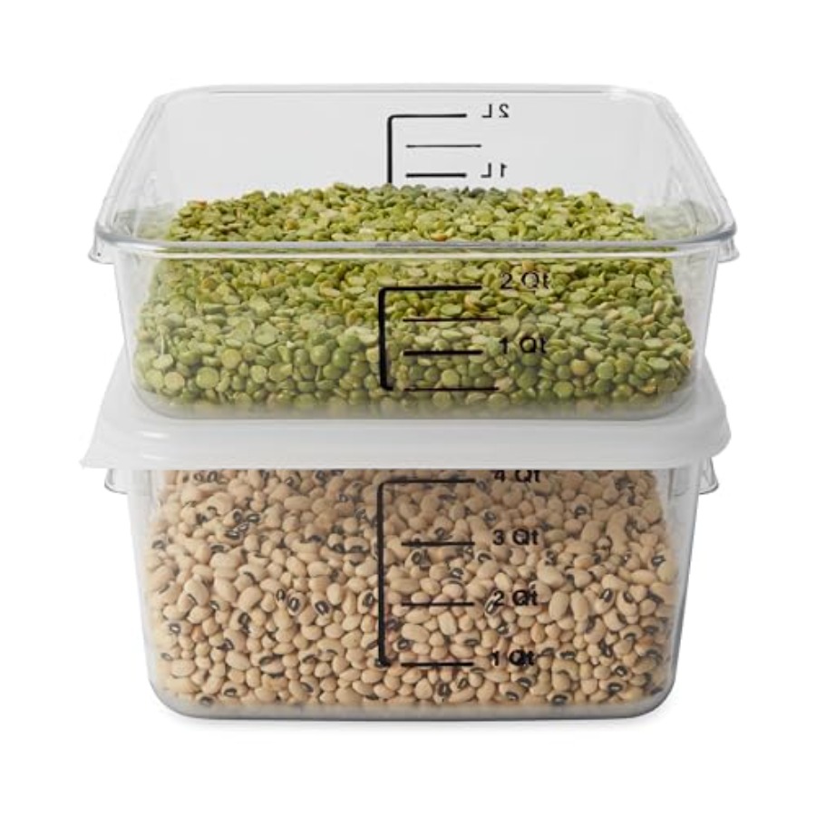 Space Saving Square Food Stora - огляд і ціна Food Storage 4 Quart