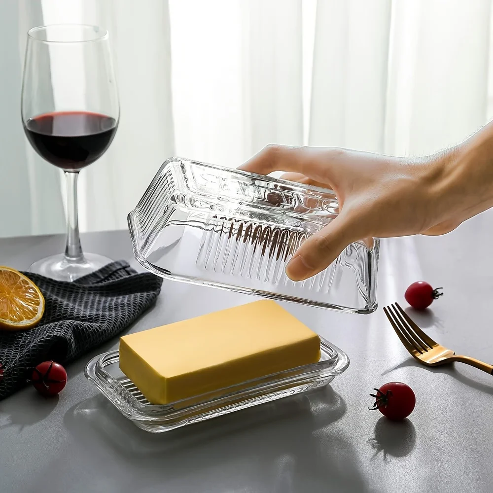 Creative Clear Butter Dish Wit - огляд і ціна Food Storage Glass Box