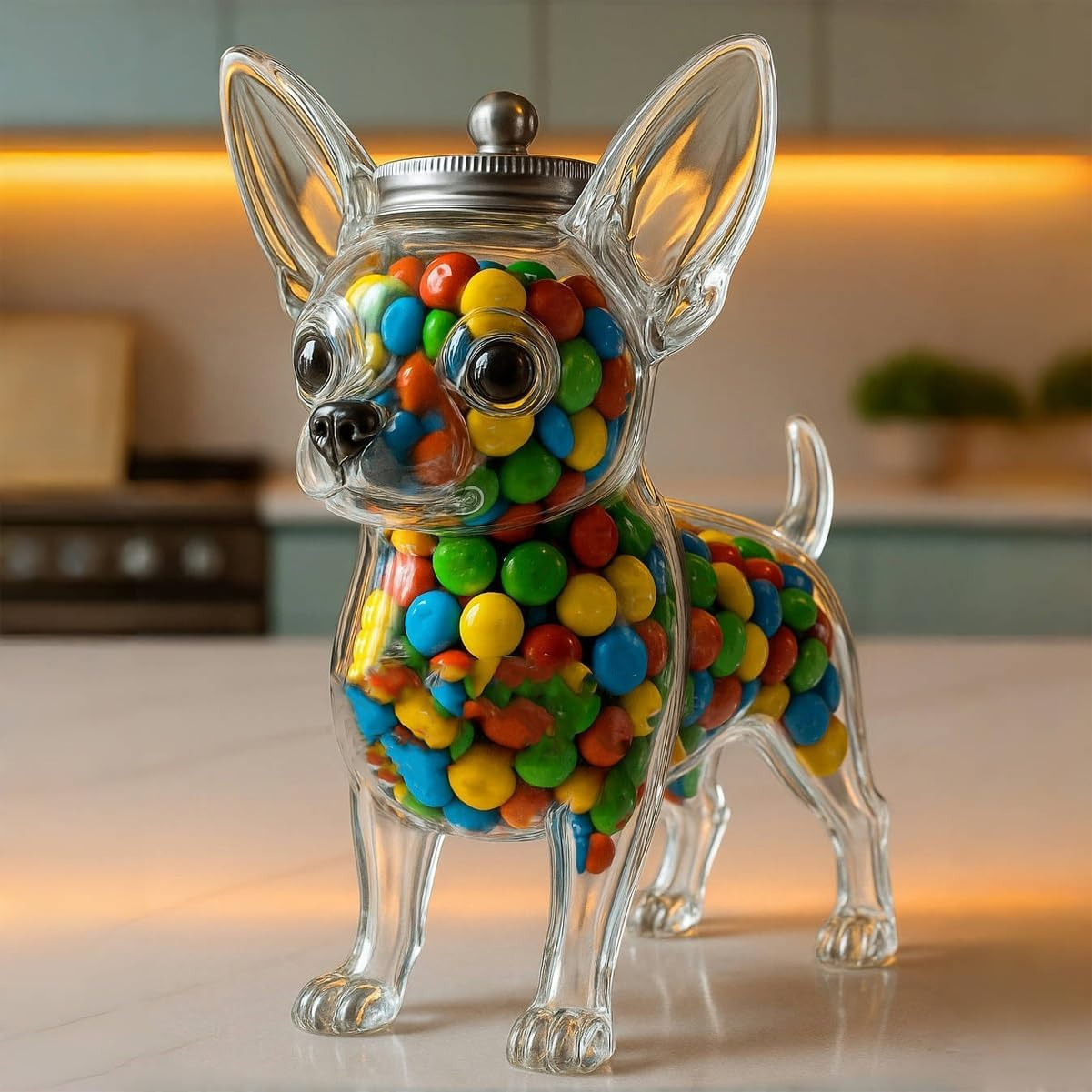 Chihuahua Shaped Container Fre - огляд і ціна Food Storage Set Glass