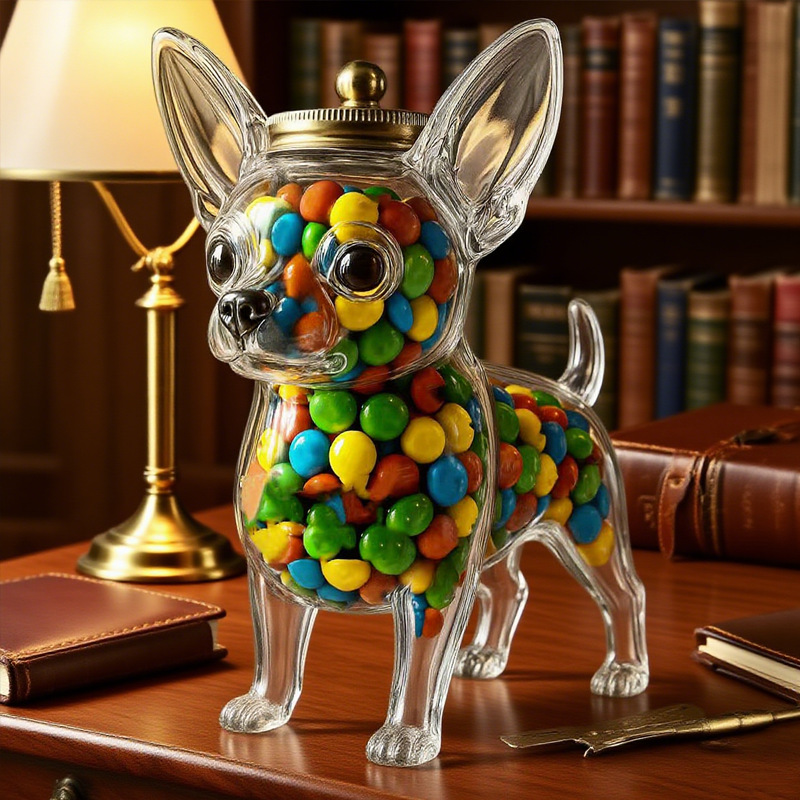 Chihuahua Shaped Container Fre - огляд і ціна Food Storage Set Glass