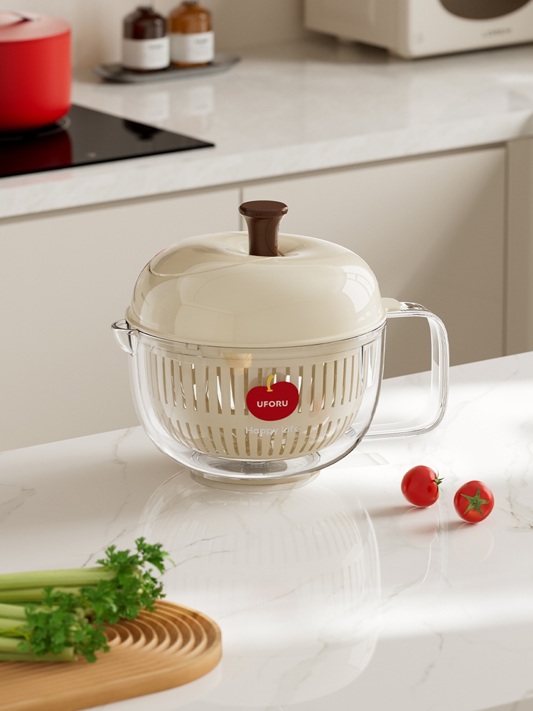 Joined Large Salad Spinner wit - огляд і ціна Xxl Food Storage Container